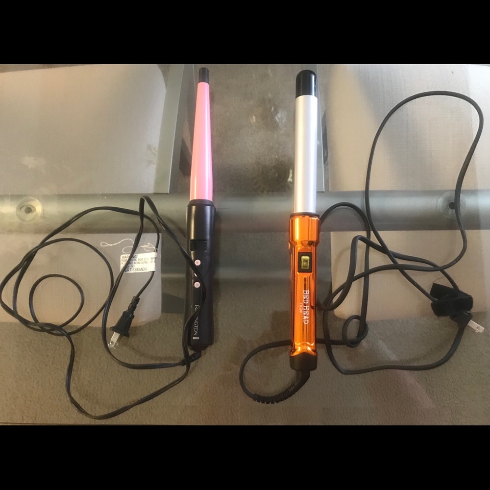 Two like new curling iron Bed Head Remington